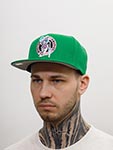 Бейсболка MITCHELL NESS арт. 6HSSSH20056-BCEGREN Boston Celtics NBA (зеленый)
